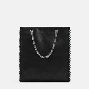 Zara Studded Tote Bag (One Size) NWT